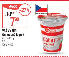 Jogurt krémový ochucený Váš Výběr