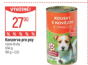 Konzerva pro psy Korrekt