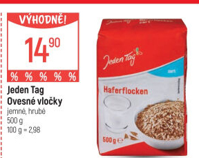 Ovesné vločky Jeden Tag