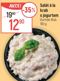 Salát a la krab s jogurtem