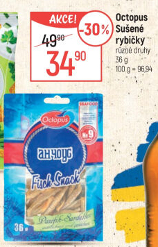 Sušené rybičky Octopus