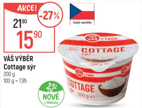 Sýr Cottage Váš Výběr