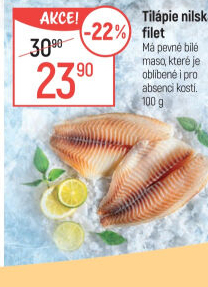 Tilápie nilská filety