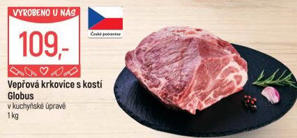 Vepřová krkovice s kostí Globus