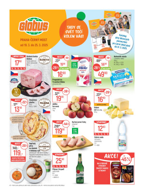 akční leták Globus 19.3.2025-25.3.2025