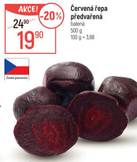 Červená řepa předvařená