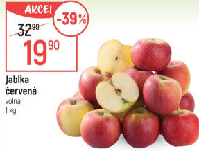 Jablka červená