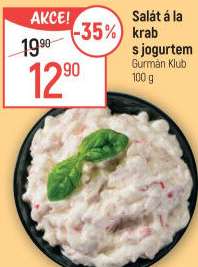 Salát a la krab s jogurtem