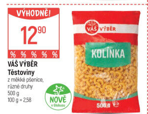 Těstoviny Váš Výběr
