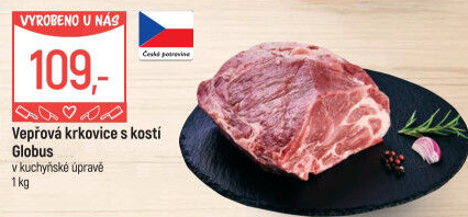 Vepřová krkovice s kostí Globus