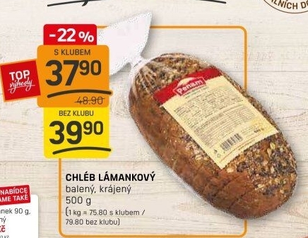 Chléb lámankový Penam