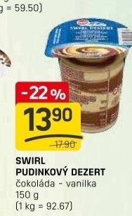 Dezert pudinkový Swirl Omira