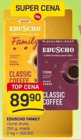 Mletá káva Family Eduscho Tchibo