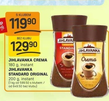 Mletá káva Standard Jihlavanka