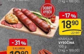 Salám vysočina Dobrý Výběr