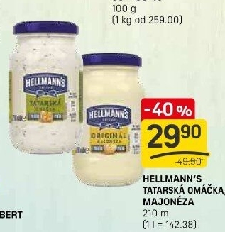Tatarská omáčka Hellmann'