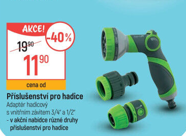 Adaptér na zahradní hadici