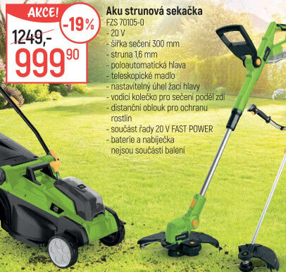 Aku strunová sekačka Fieldmann FZS701050