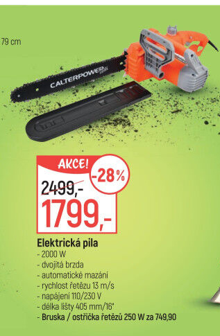 Elektrická řetězová pila Calter