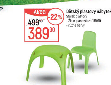 Plastový stůl dětský