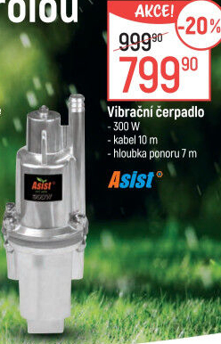 Ponorné čerpadlo vibrační Asist