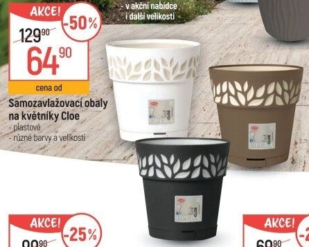 Samozavlažovací květináč Stefanplast