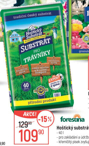 Substrát Hoštický pro trávníky Hoštický Substrát