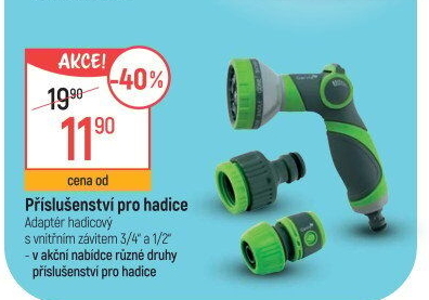 Adaptér na zahradní hadici