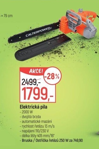 Elektrická řetězová pila Calter
