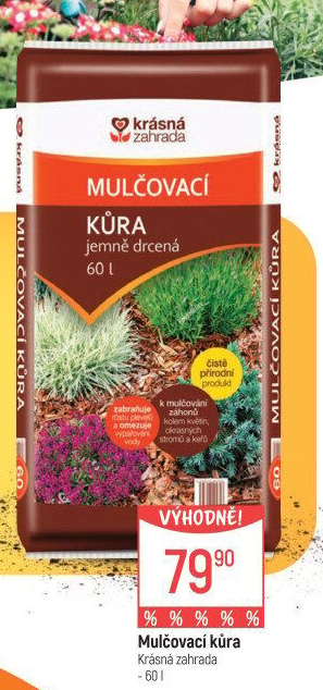 Mulčovací kůra Krásná zahrada