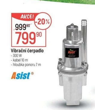 Ponorné čerpadlo vibrační Asist