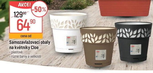 Samozavlažovací květináč Stefanplast