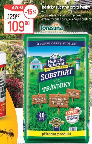 Substrát Hoštický pro trávníky Hoštický Substrát