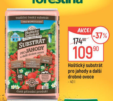 Substrát na jahody a drobné ovoce Hoštický Substrát