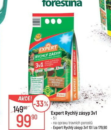 Travní směs Rychlý zásypExpert Forestina