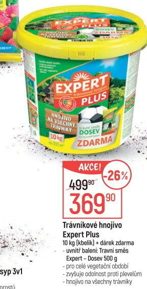 Trávníkové hnojivo Expert plus Forestina