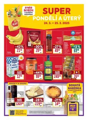 akční leták BILLA 19.3.2025-25.3.2025