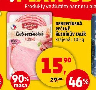 Debrecínská pečeně Řezníkův talíř 100 g