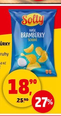 Naše Brambůrky Solty 150 g