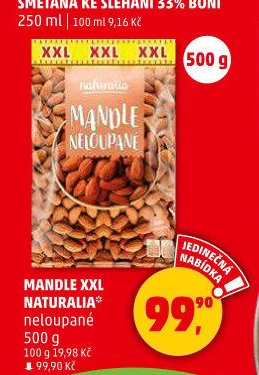 Mandle XXL Naturalia 500 g