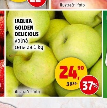 JABLKA GOLDEN DELICIOUS