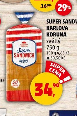 SUPER SANDWICH KARLOVA KORUNA