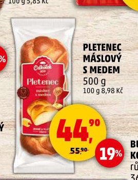 PLETENEC MÁSLOVÝ S MEDEM