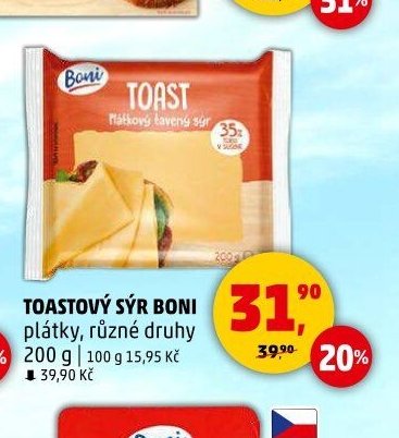 TOASTOVÝ SÝR BONI