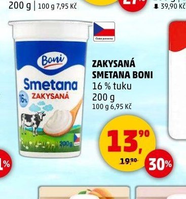 ZAKYSANÁ SMETANA BONI