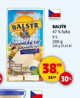 Balsýr 47 % tuku v s.