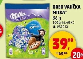 Čokoládové kuličky Milka Oreo