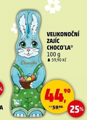 Čokoládový zajíc Choco'