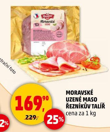 Moravské maso uzené Řezníkův talíř