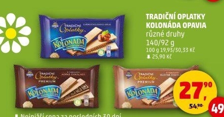 Oplatky Kolonáda Opavia